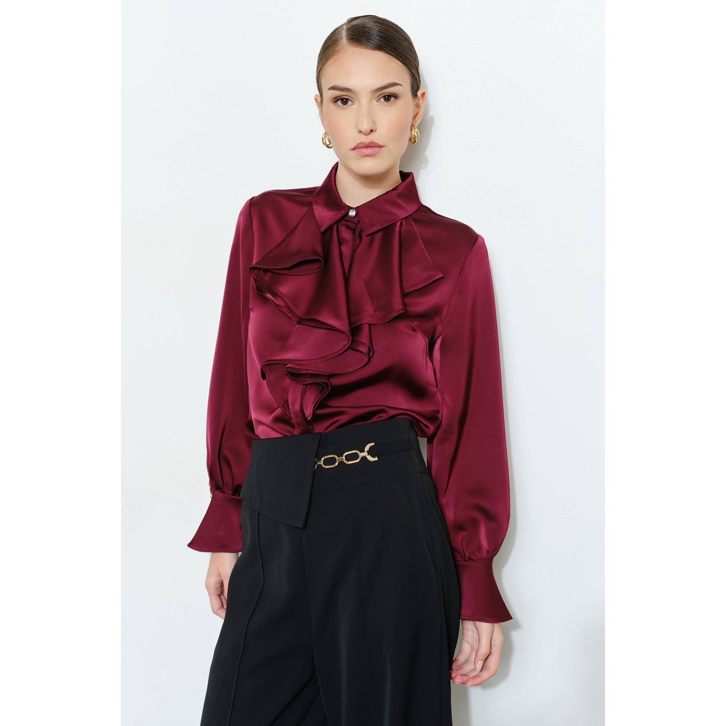 Satin Amelia  Blouse