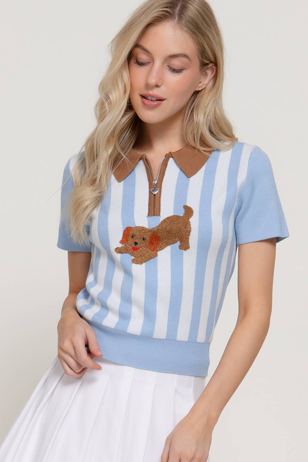 Puppy Polo Top