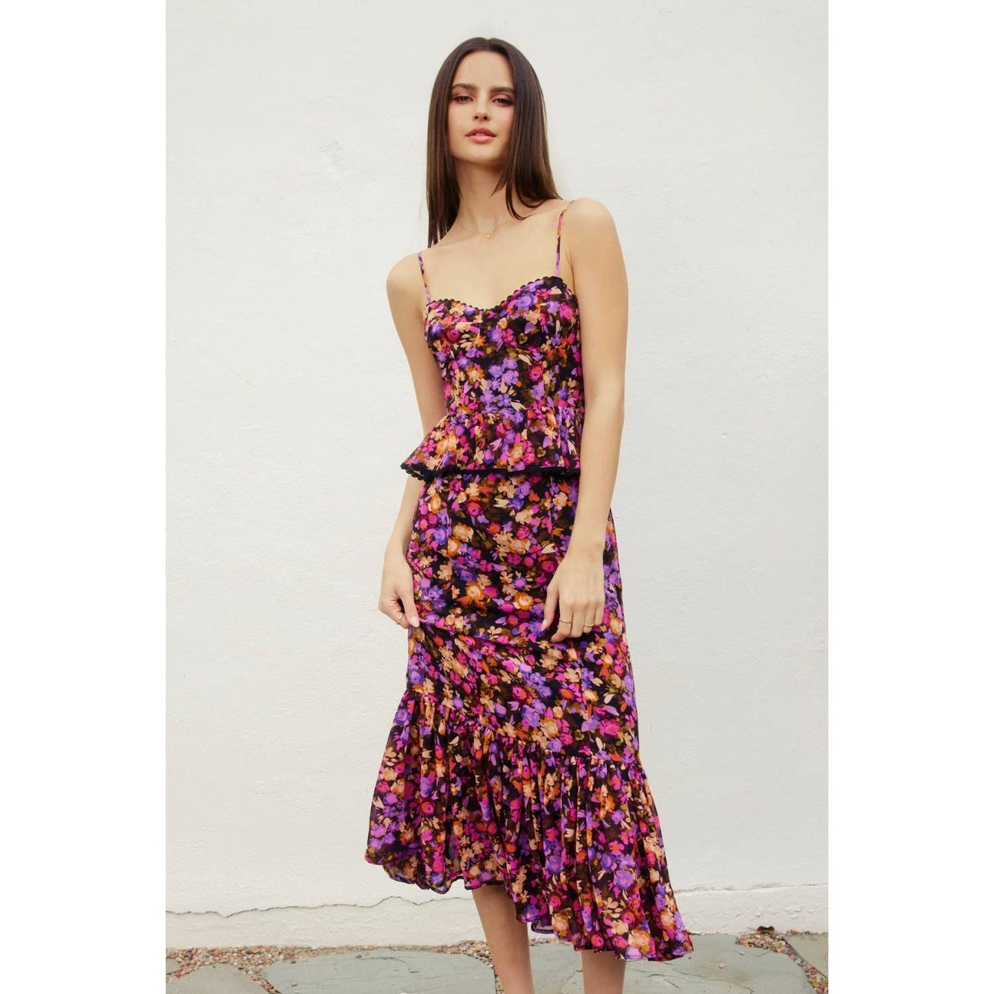 Welcome Fall Ruffled Dress