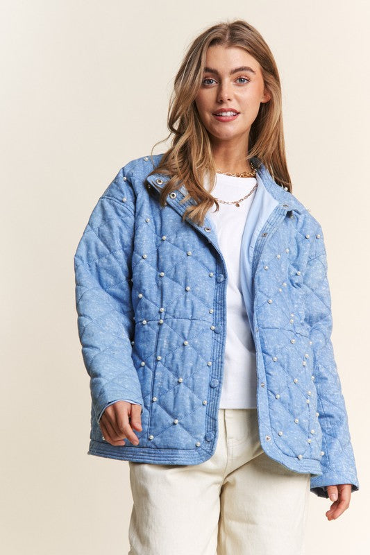 Quilted Pearl Light Jacket