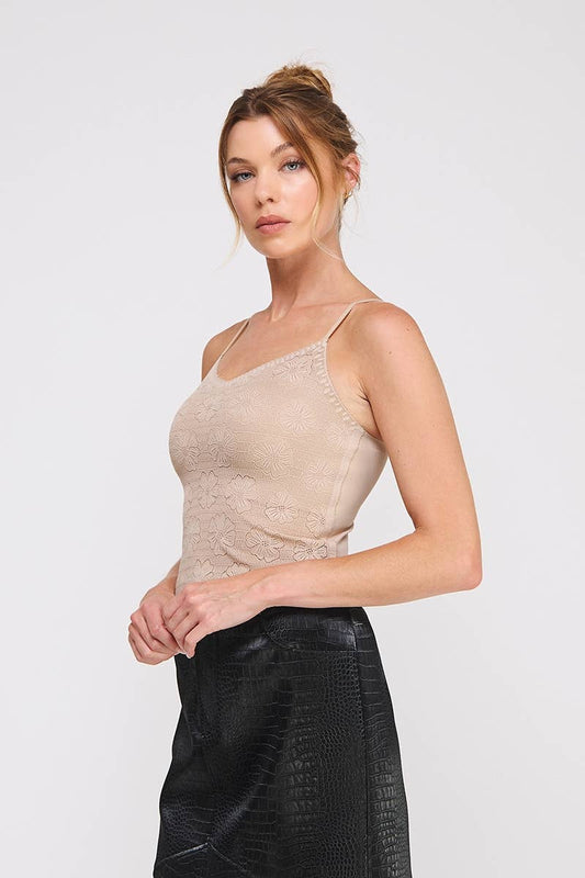 Lace Cami Latte