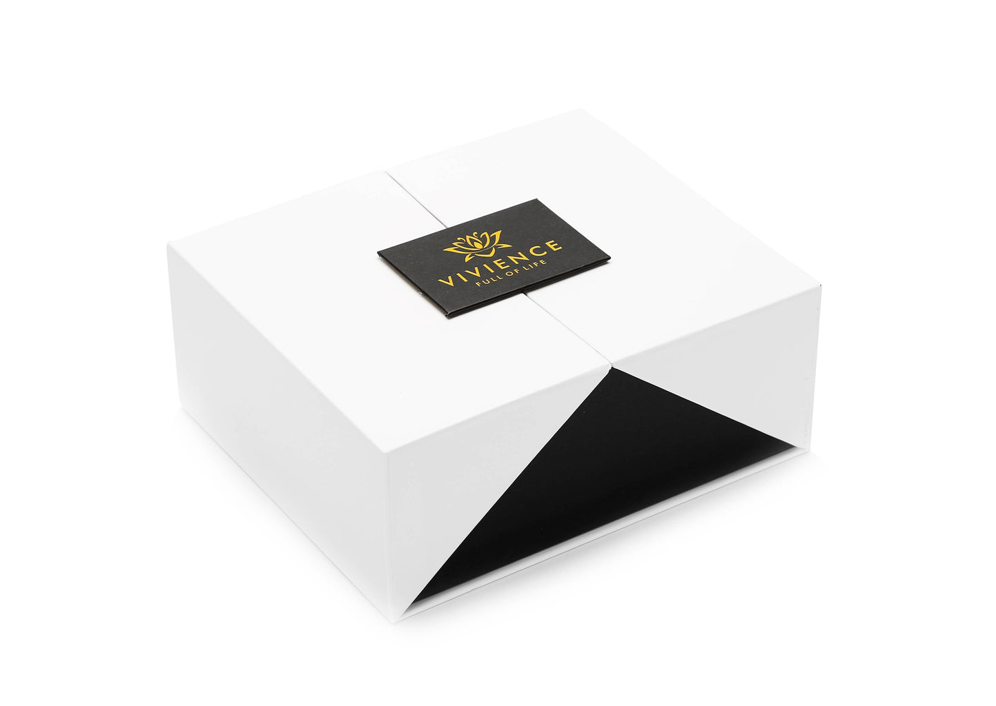 Gold Circular Diffuser with Three White Flowers, Iris & Rose