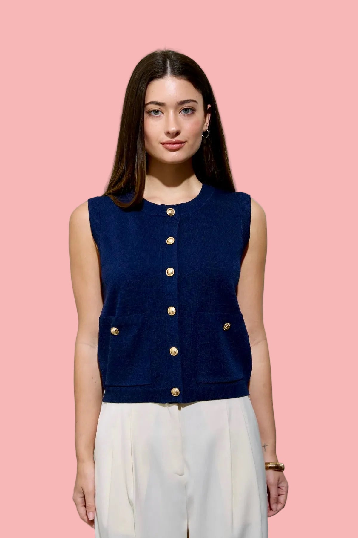 Navy Vest