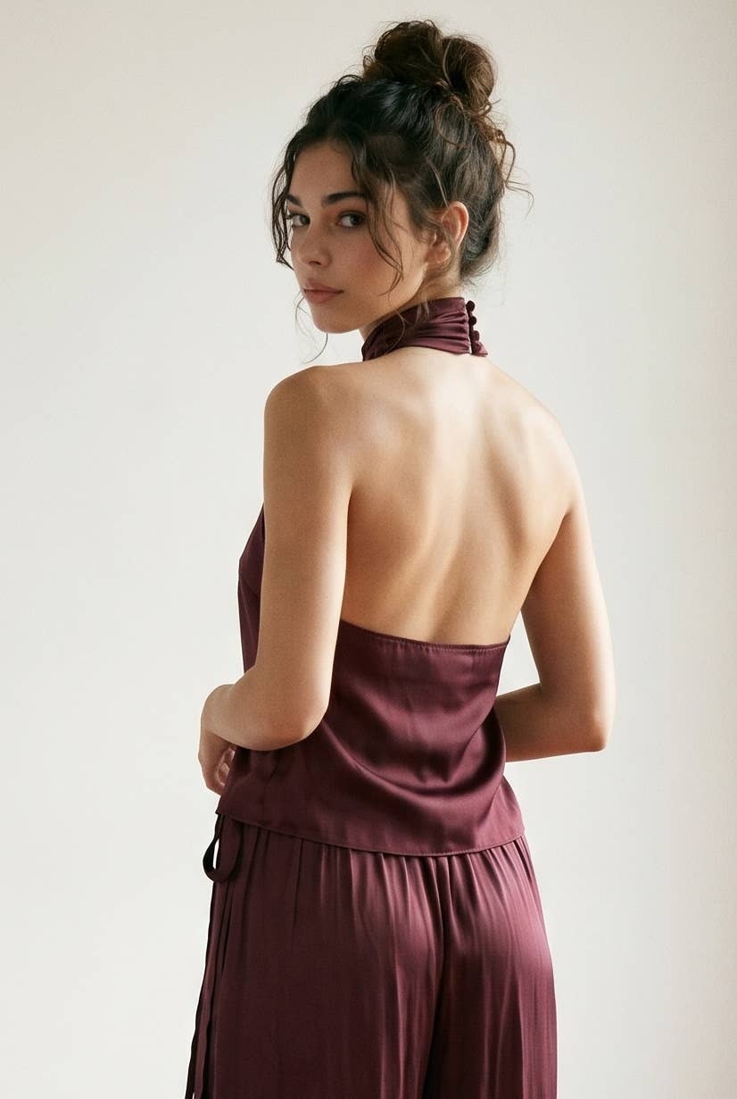 Serena Satin Set