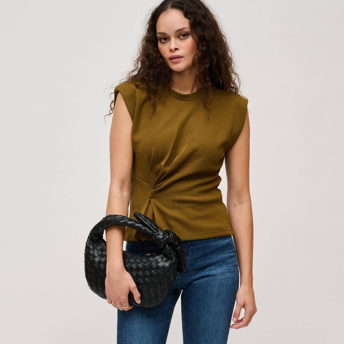 Elizabeth Woven Knot Clutch