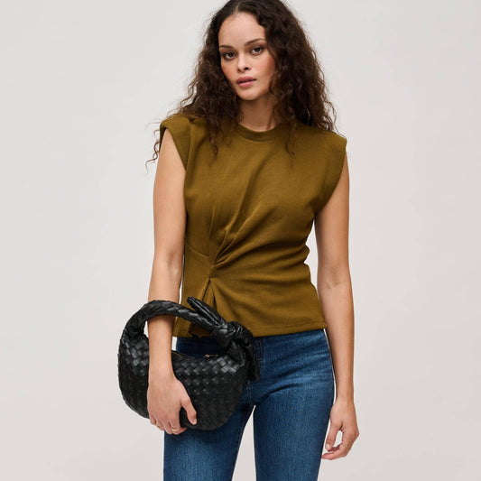 Elizabeth Woven Knot Clutch