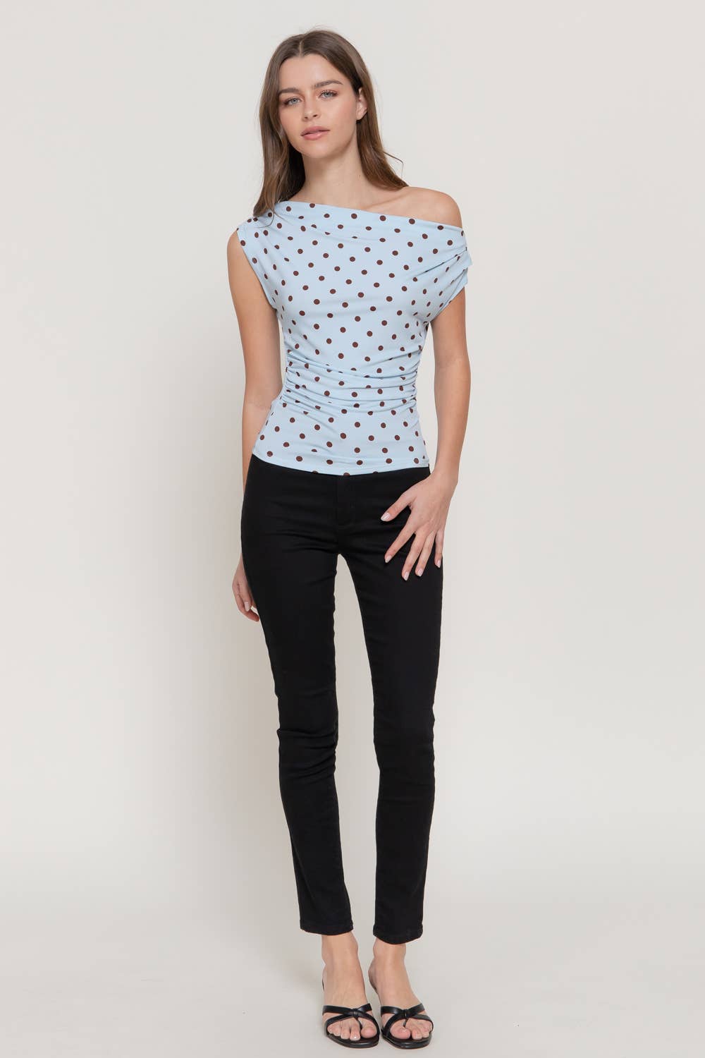 Astrid Polka Dot Top