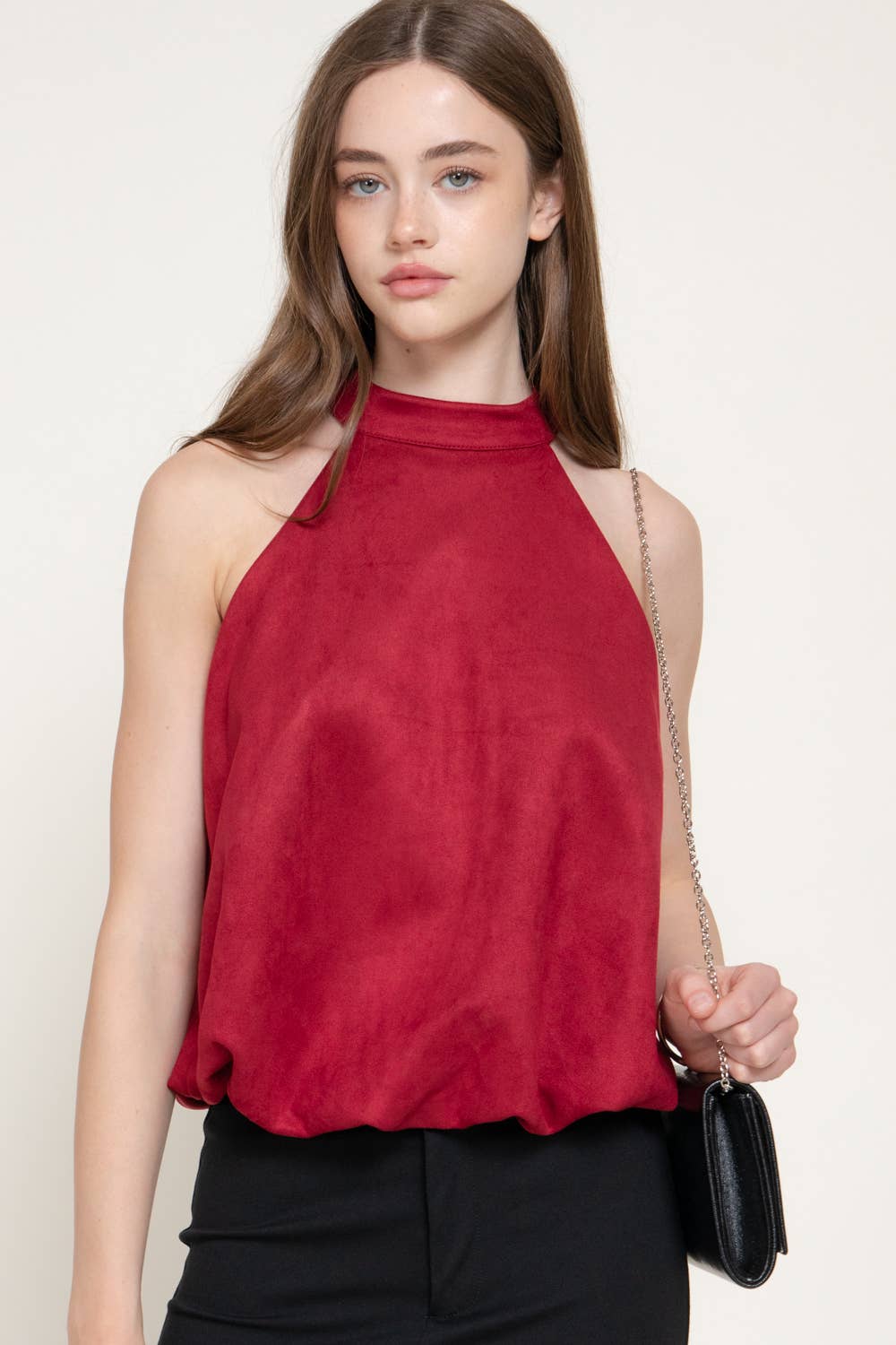 Loraine Suede HalterTop