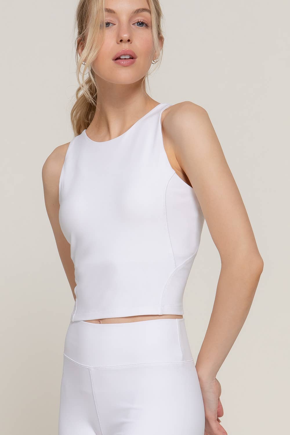 Halter Neck Workout Crop Top