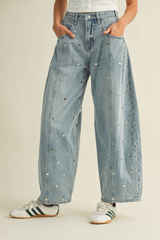 Dany Barrel Studded