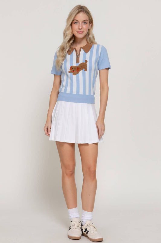 Puppy Polo Top