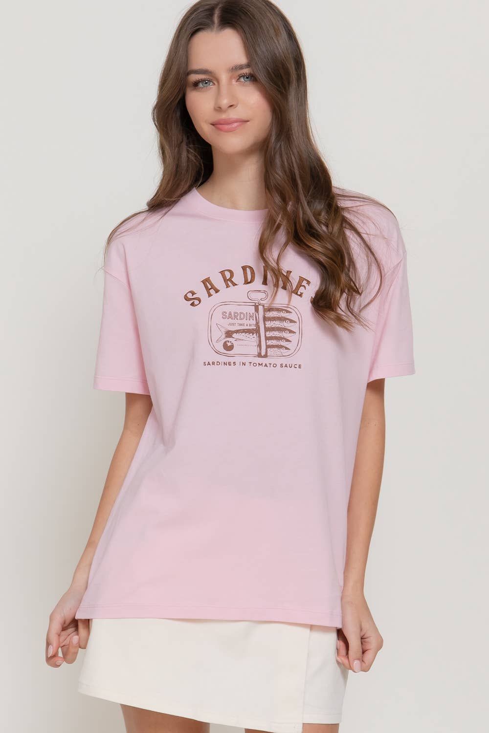 Sardines Embroidered T-Shirt
