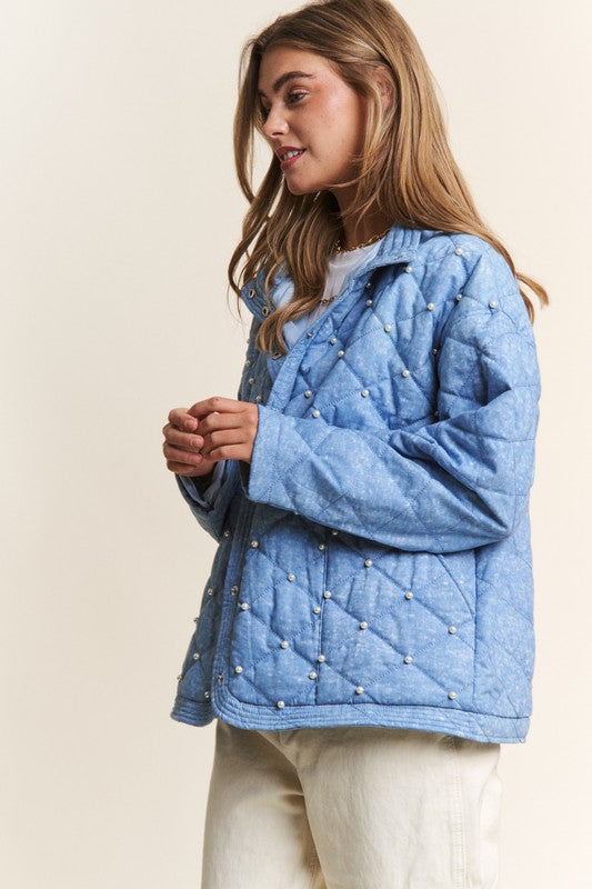 Quilted Pearl Light Jacket