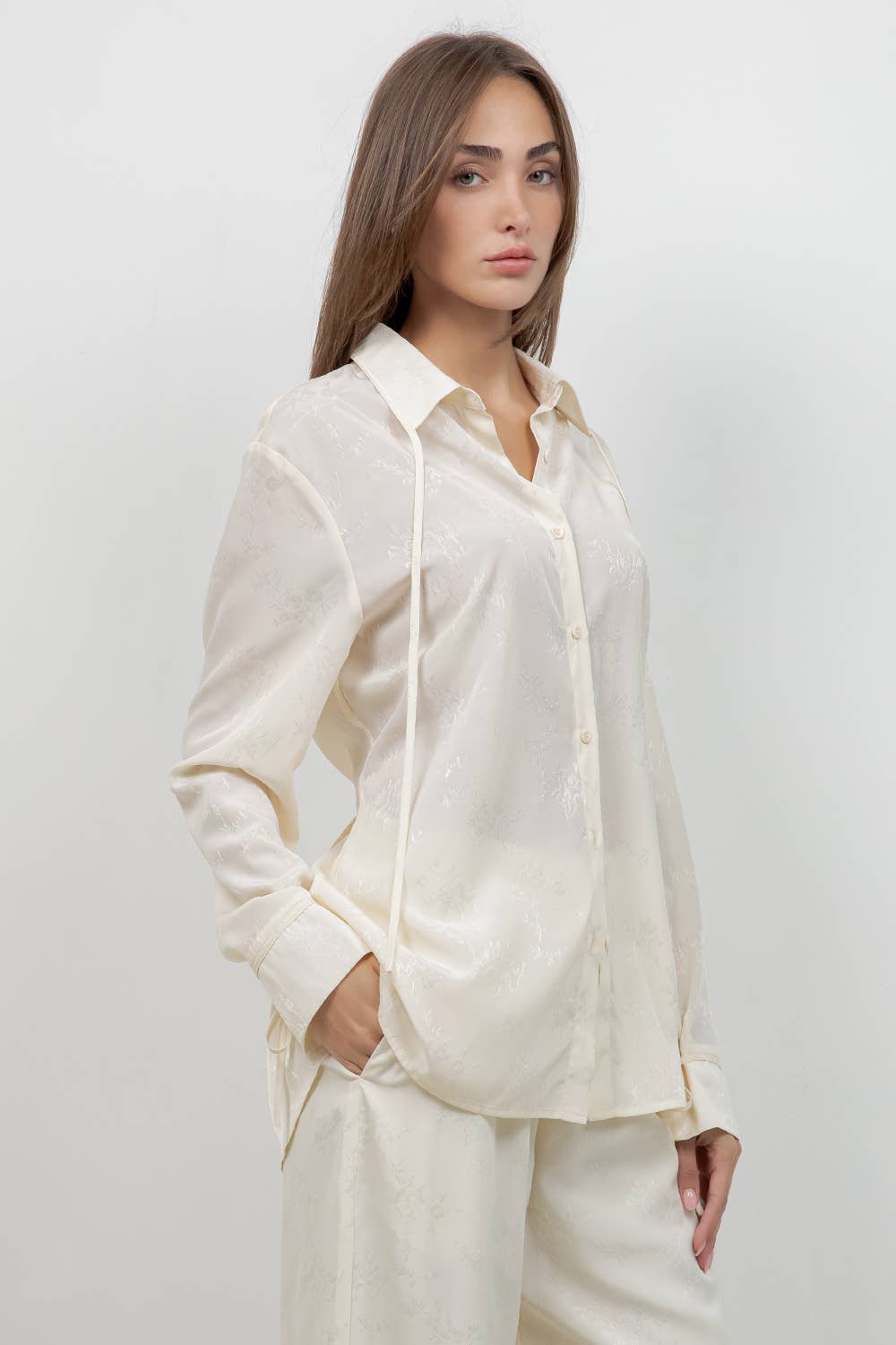 Camelia Satin Shirt