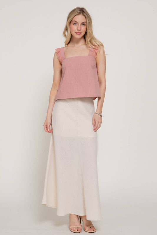 Taupe Maxi Skirt