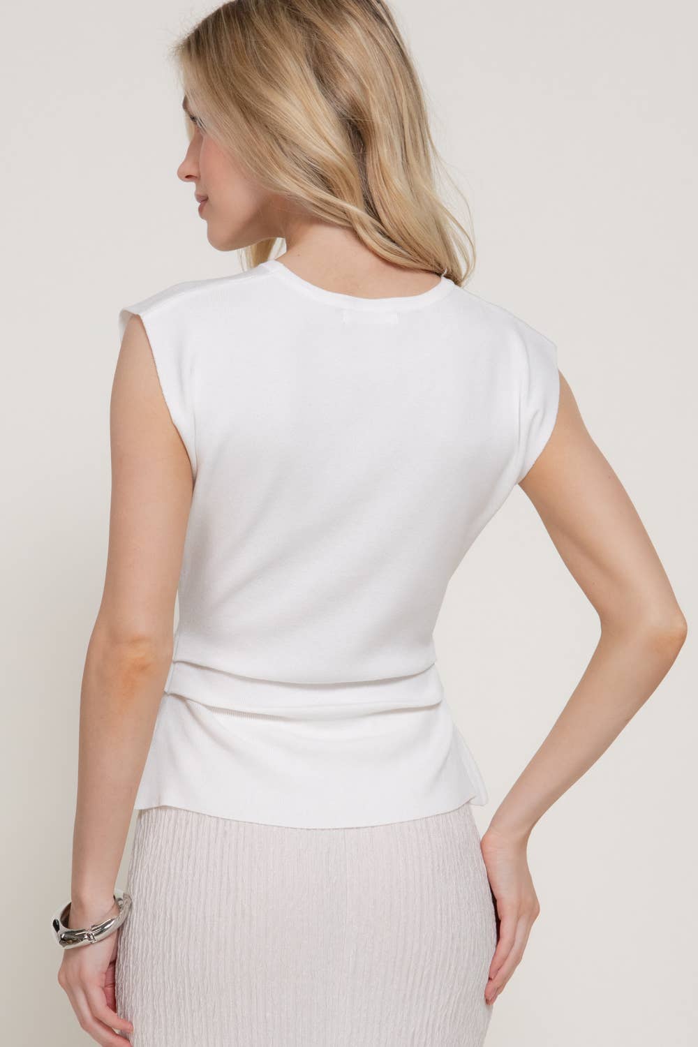Linda white top