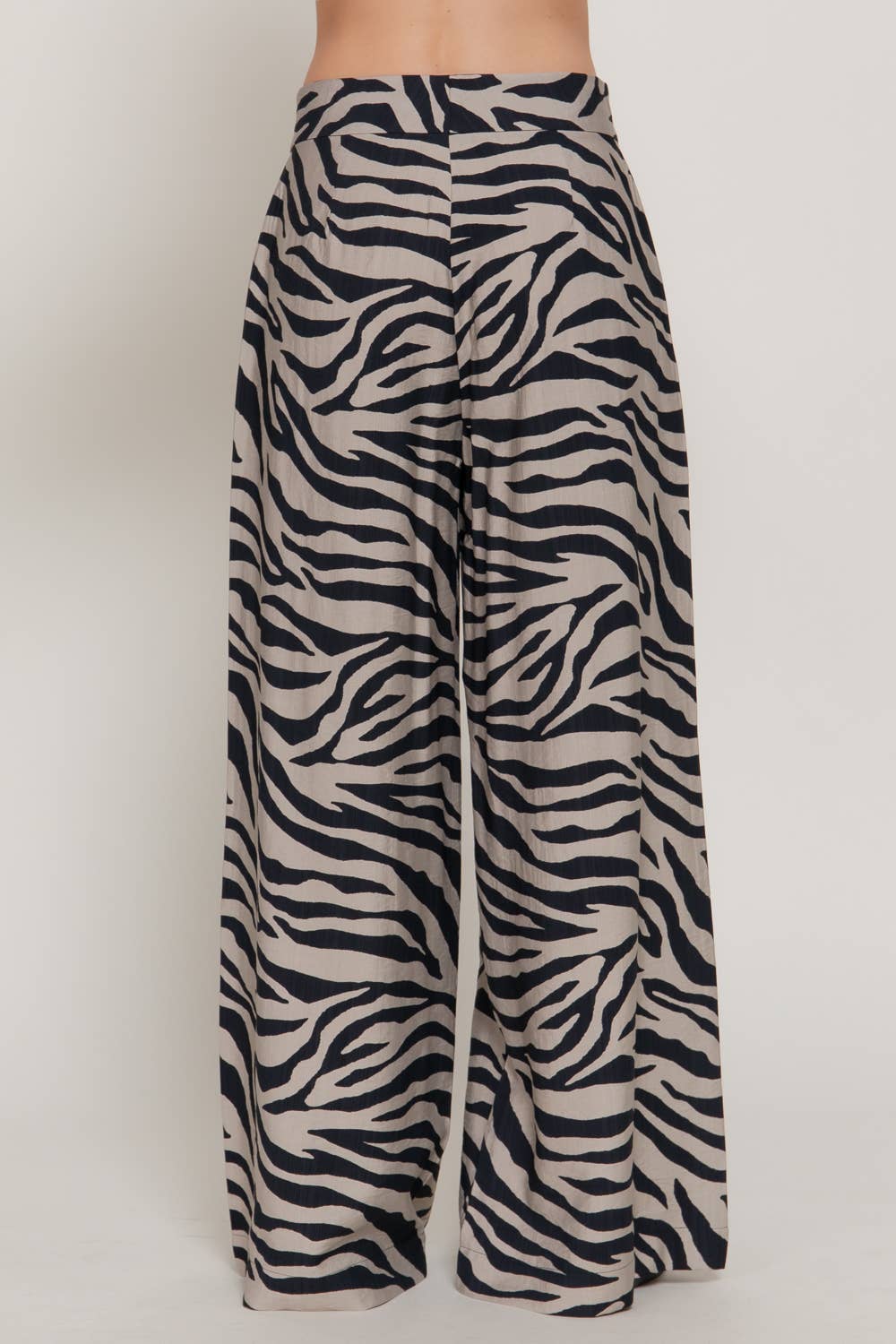 Wide Leg Zebra Pants
