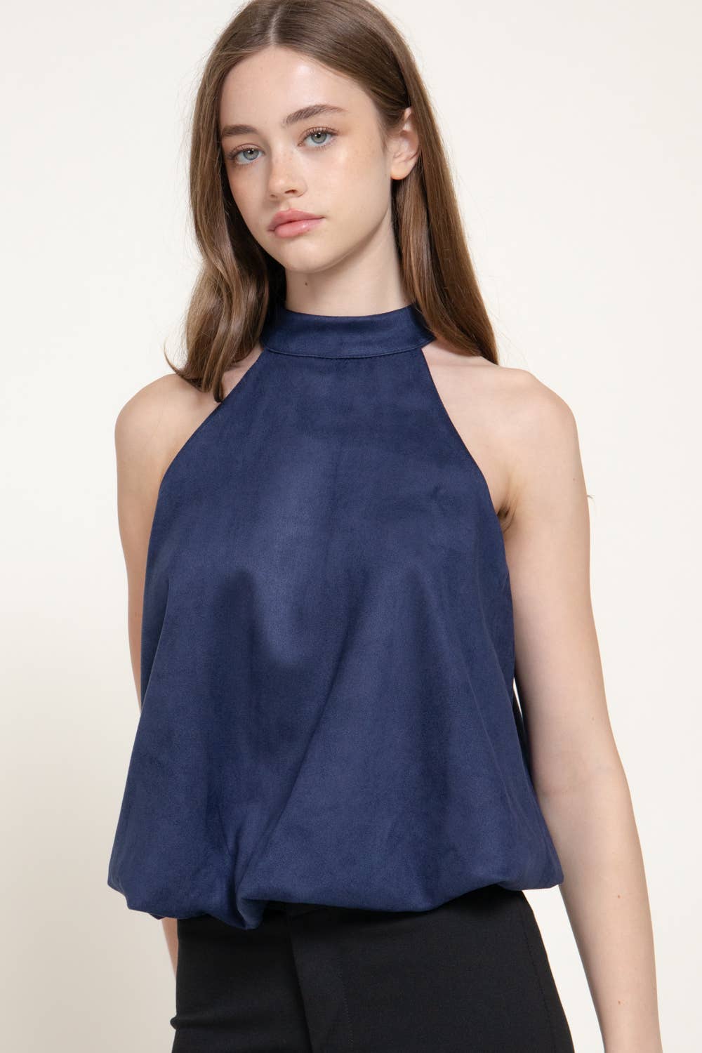 Loraine Suede HalterTop
