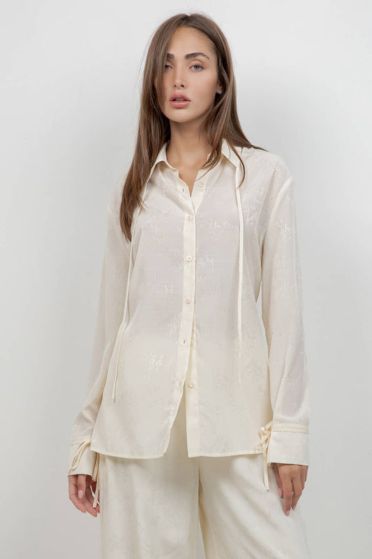 Camelia Satin Shirt