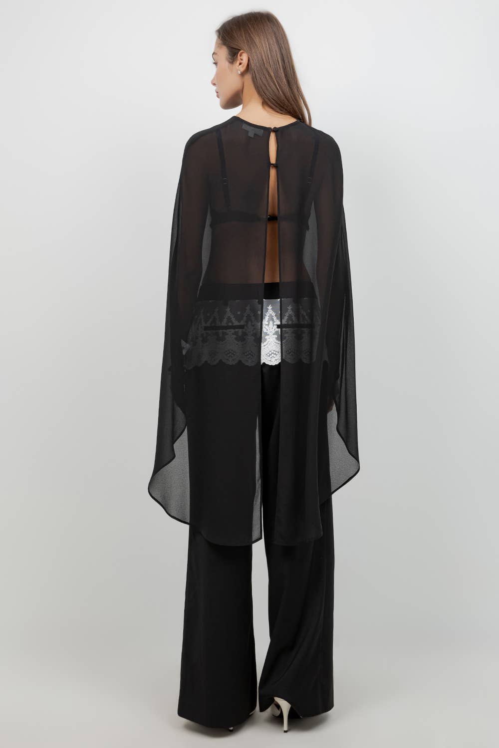 SOFT WOVEN LAYER CAPE