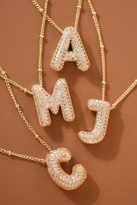 Bubble Cubic Zirconia Necklace
