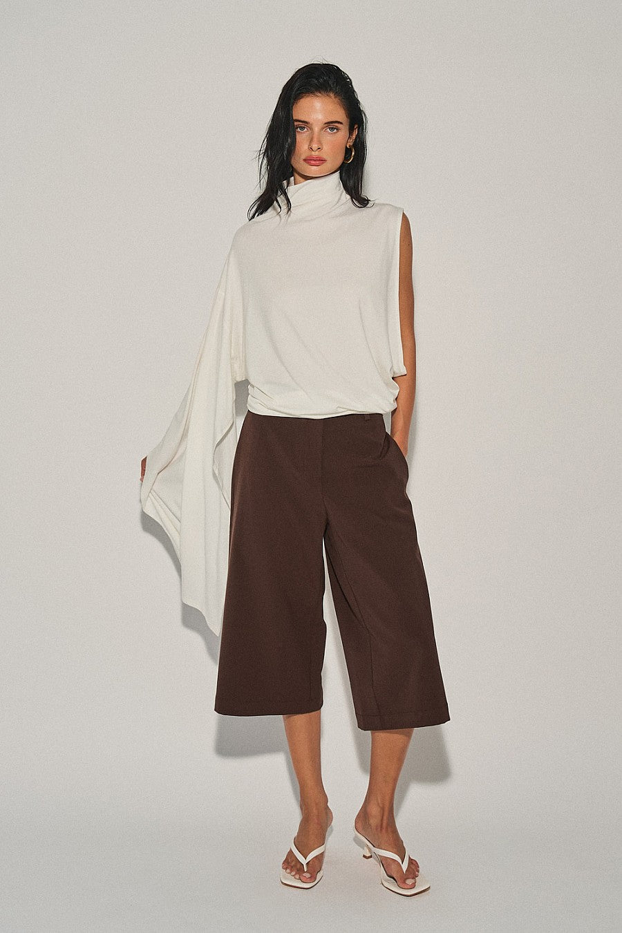 Leo Asymmetric  White Top