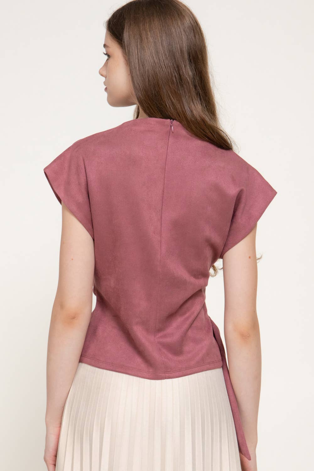 Cheryl  Suede Top
