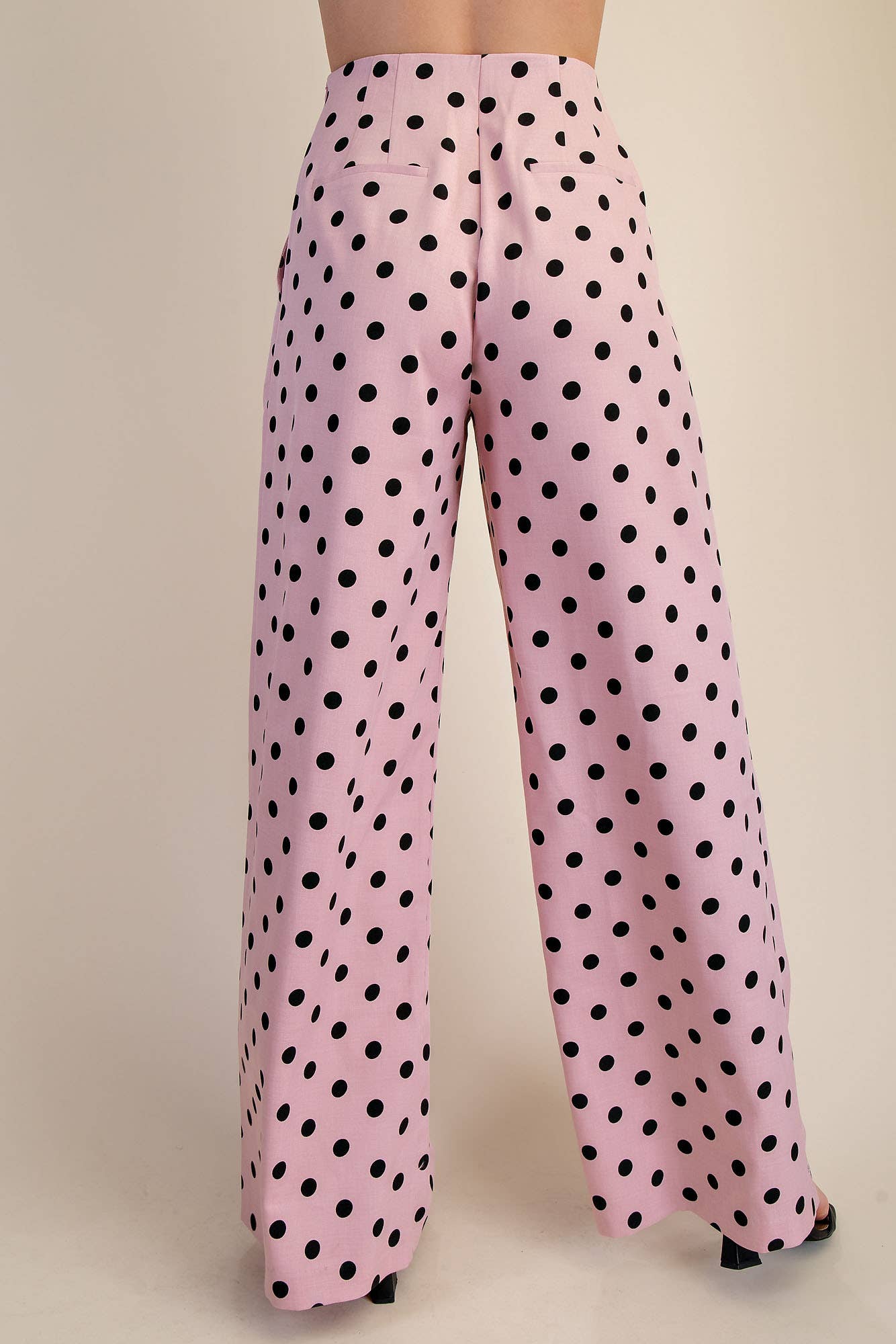 Pink Polka Dot Pants