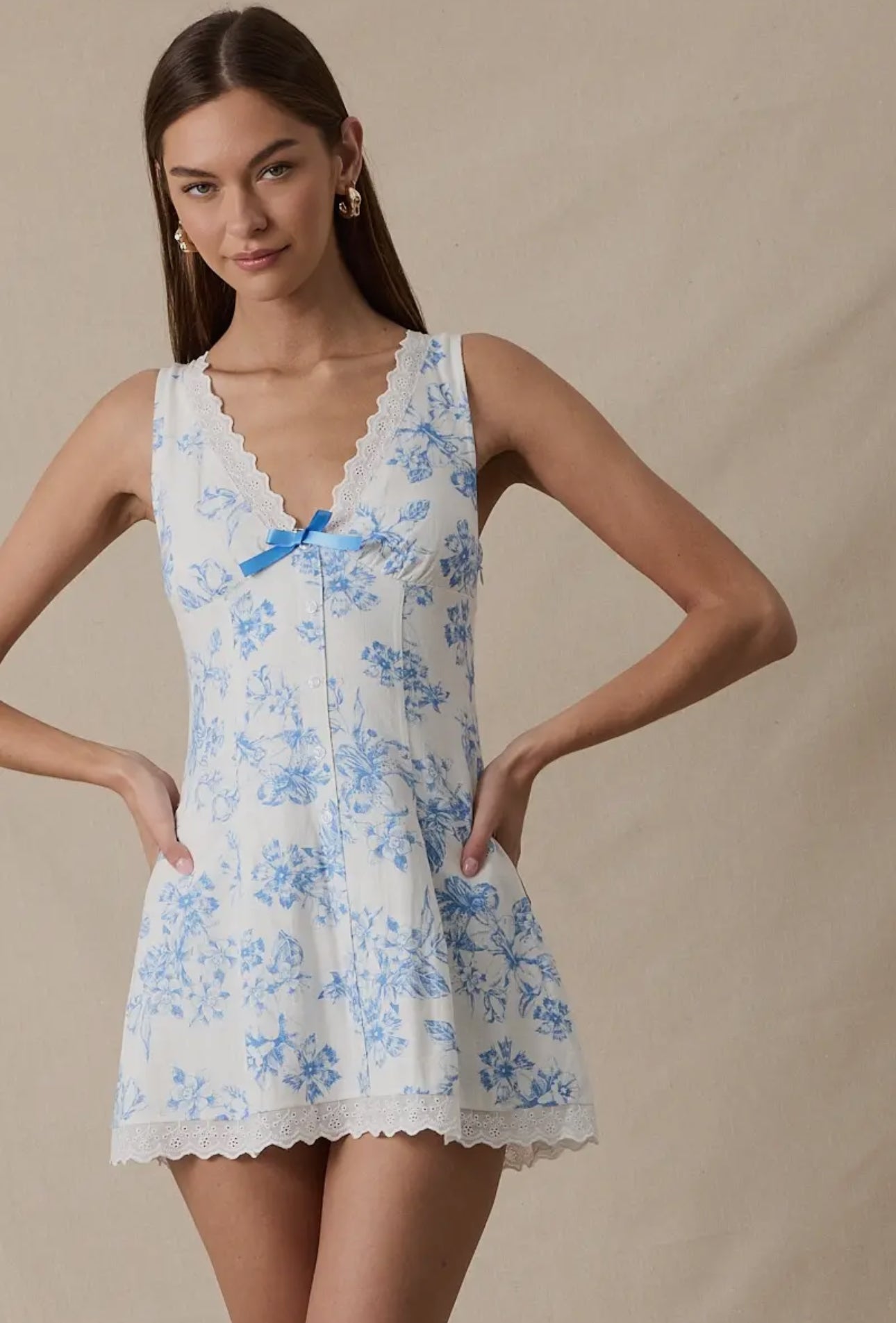 Linen Lauren Mini Dress