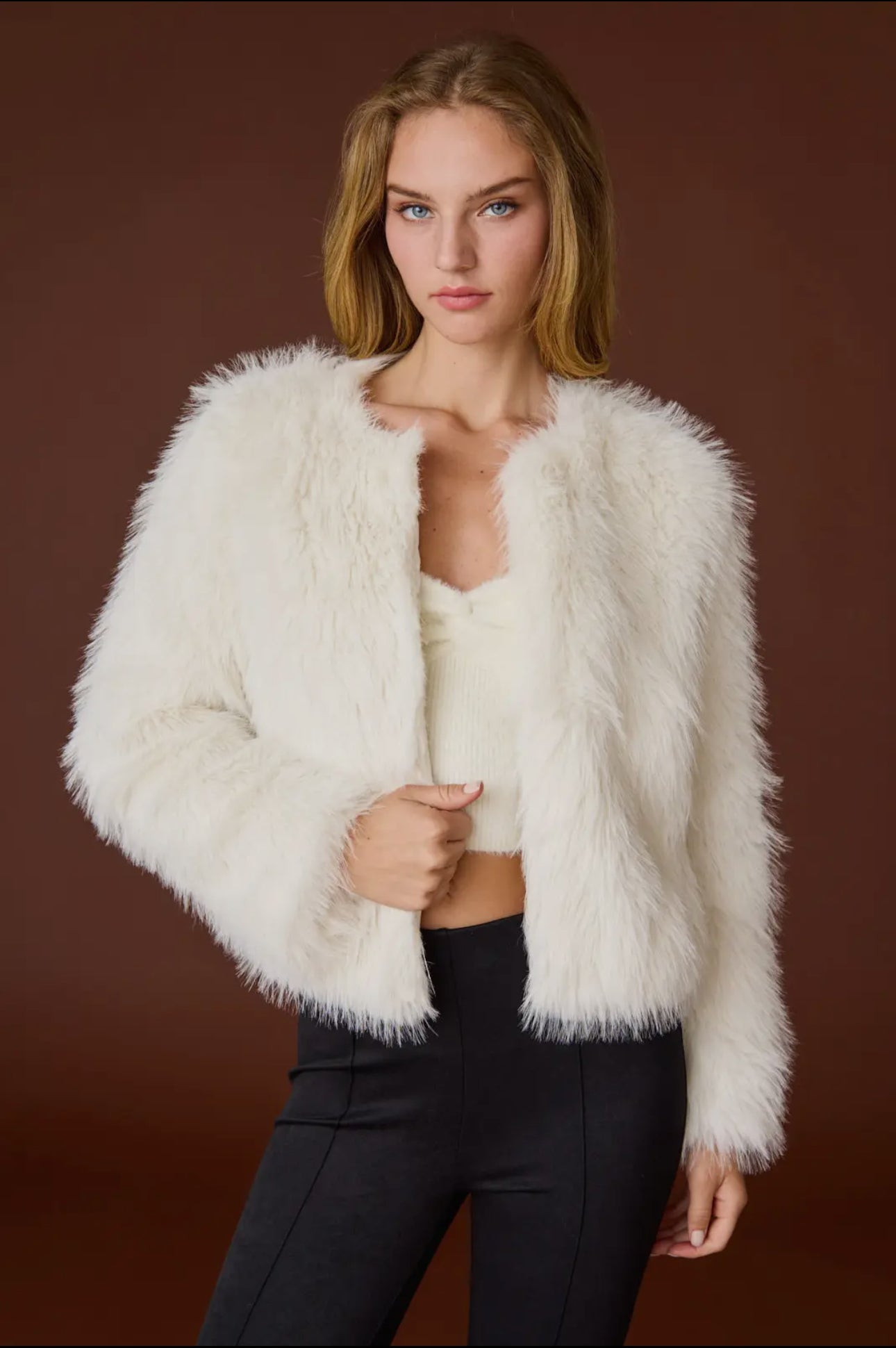 White Fur Jacket
