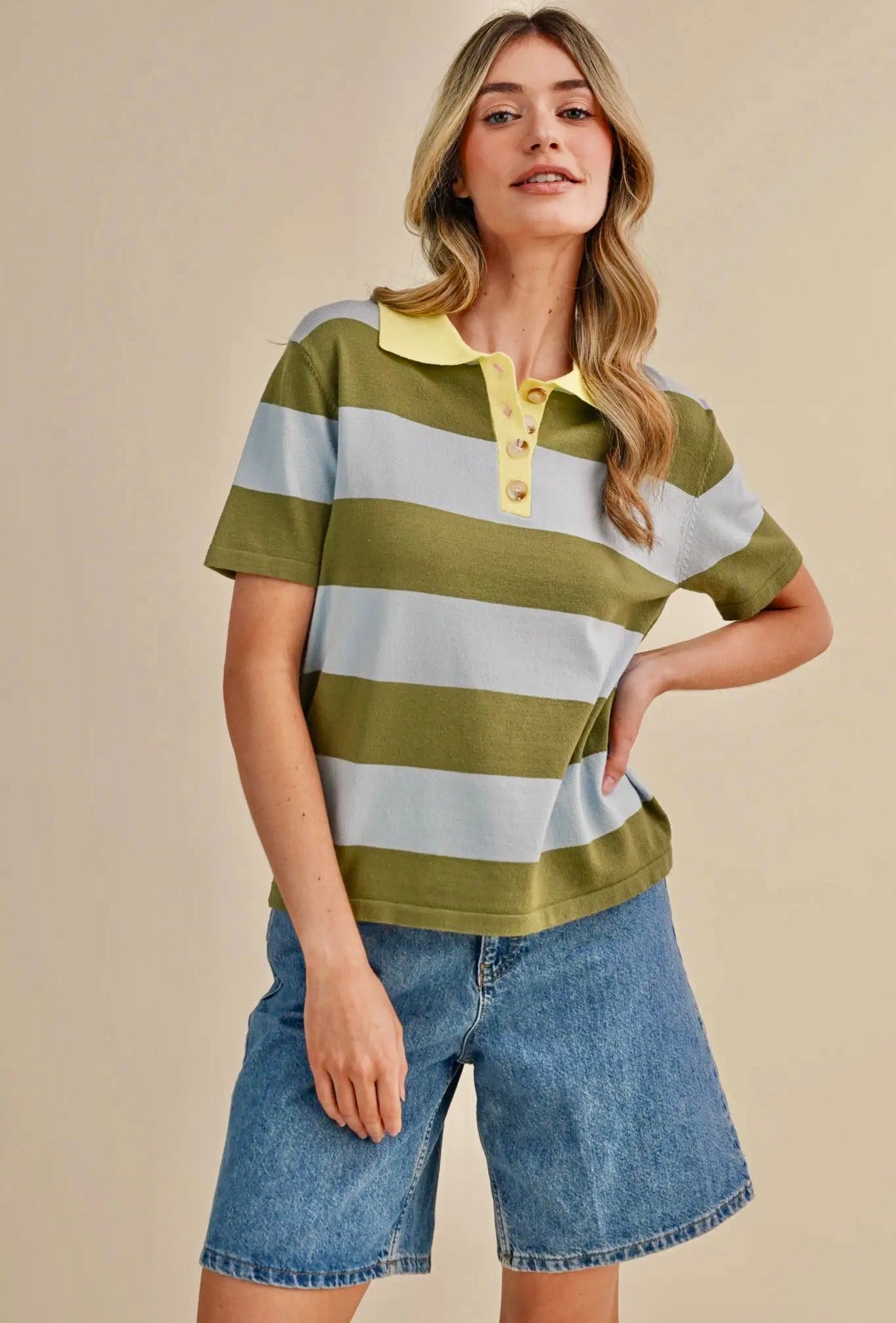 Reny Striped Polo