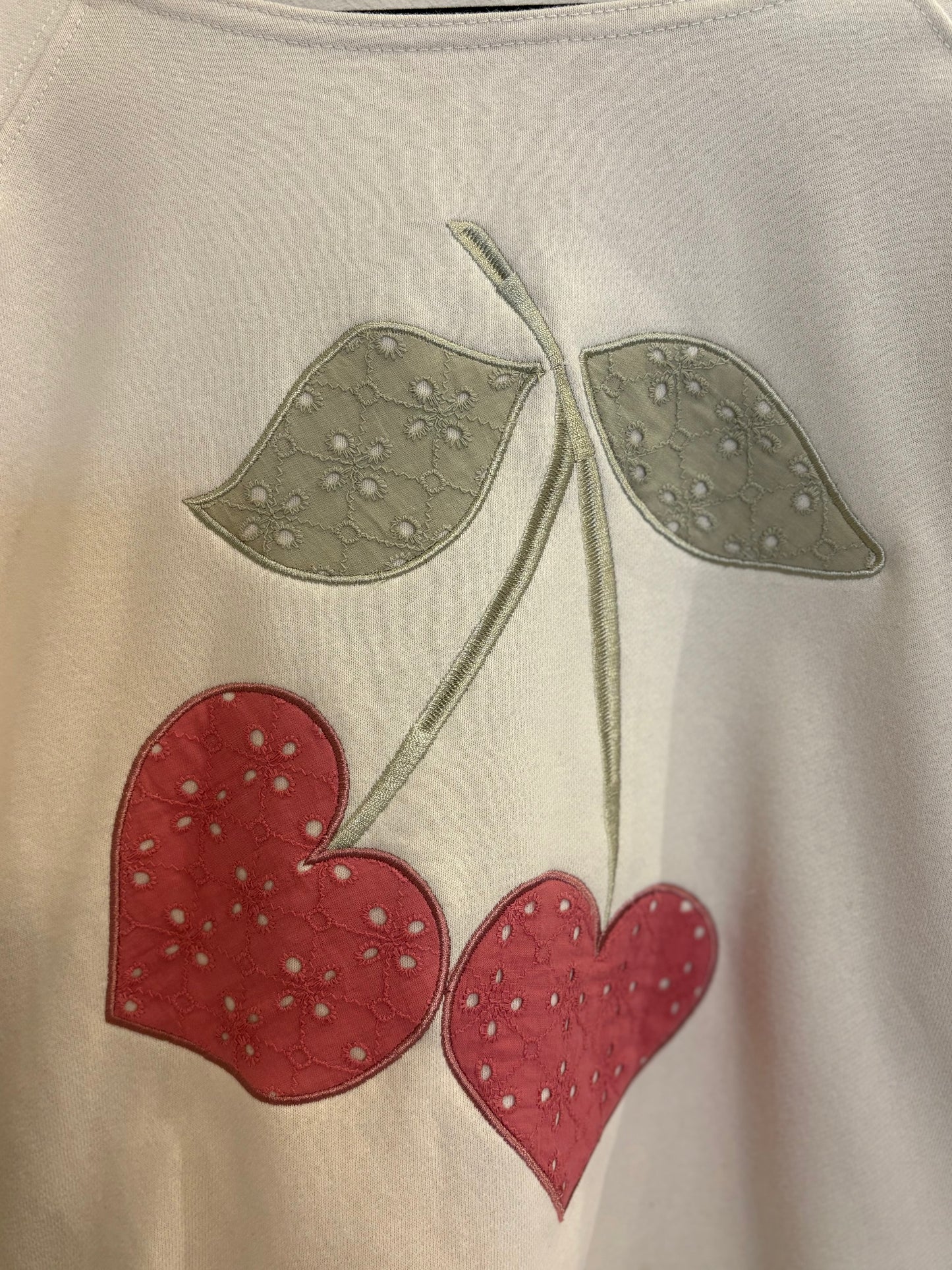 Cherry Embroidery Sweatshirt
