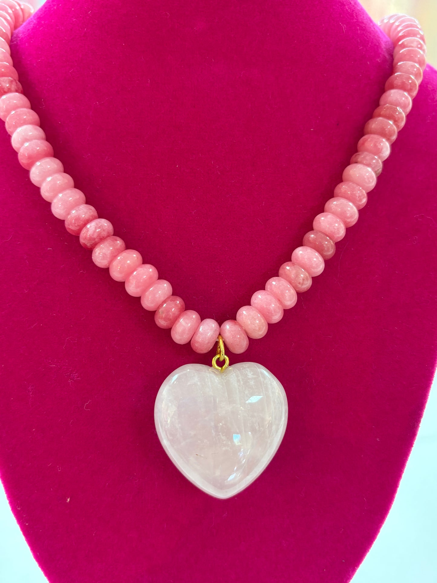 Pink Heart Necklace