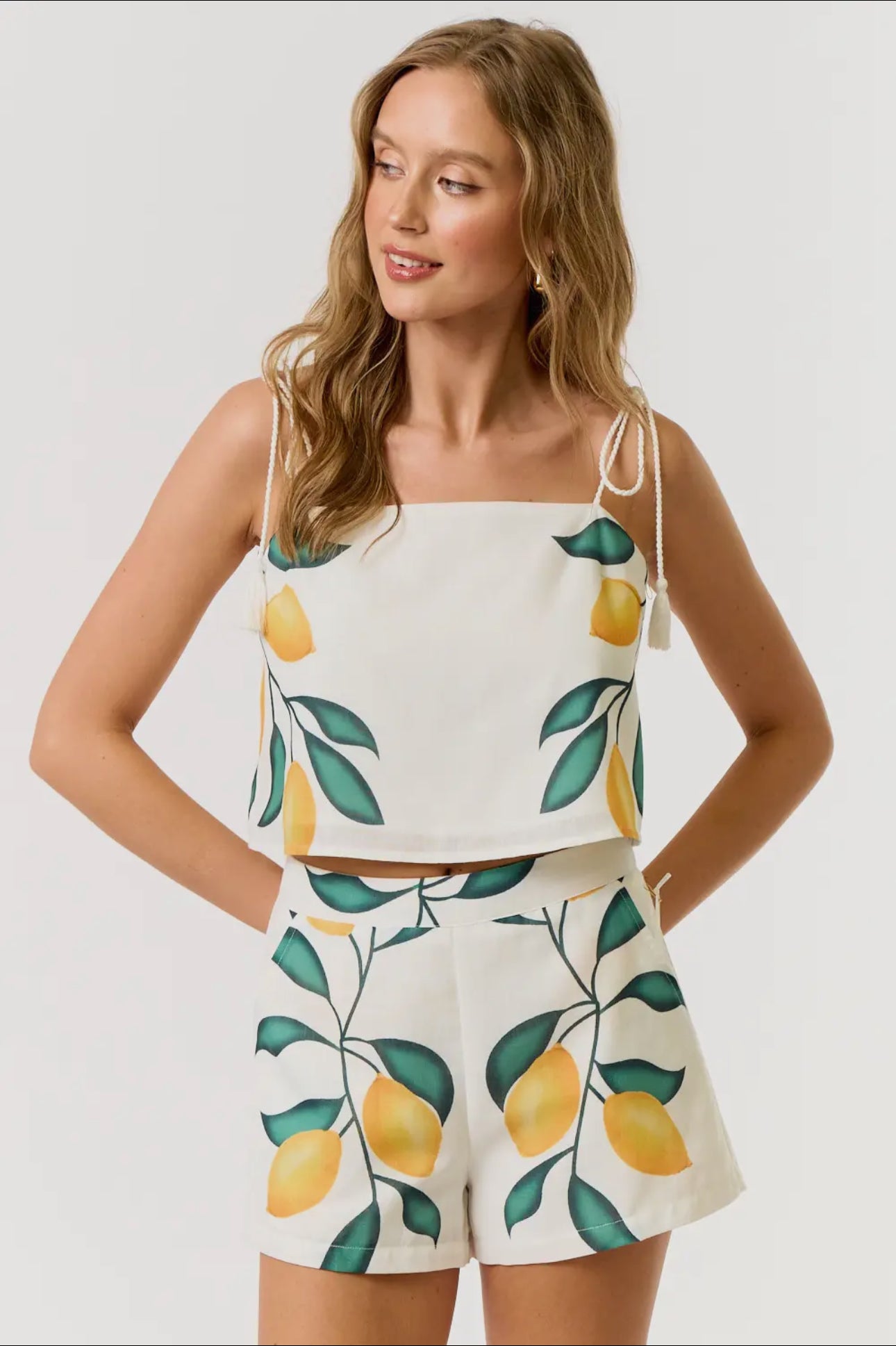 Lemons Short Set