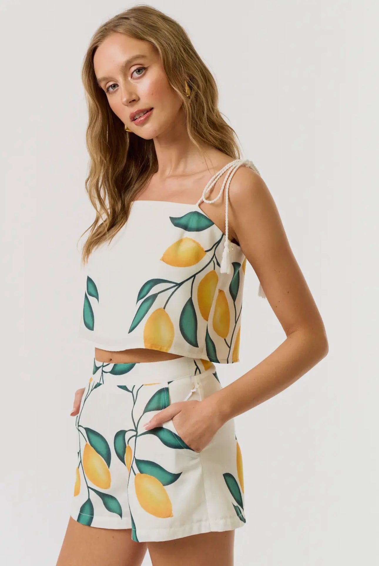 Lemons Short Set