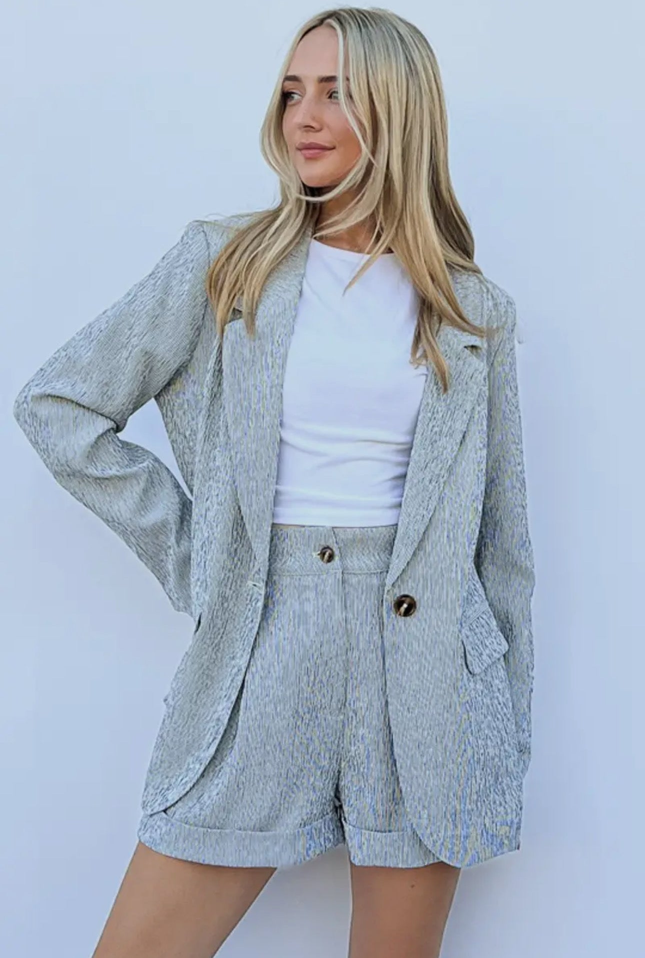 Blazer and Short Set