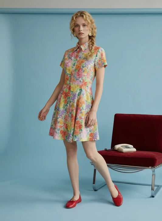 Areli Floral Dress