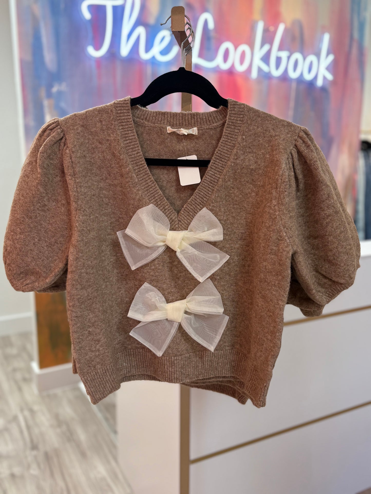 The Daisy Bow Sweater