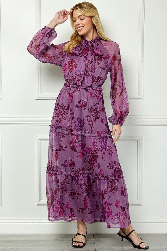 The Berry Maxi Dress