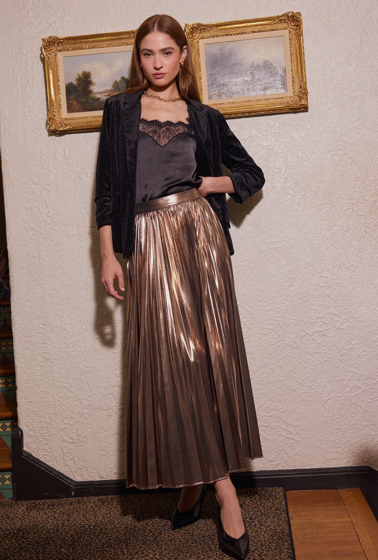 Metallic Skirt