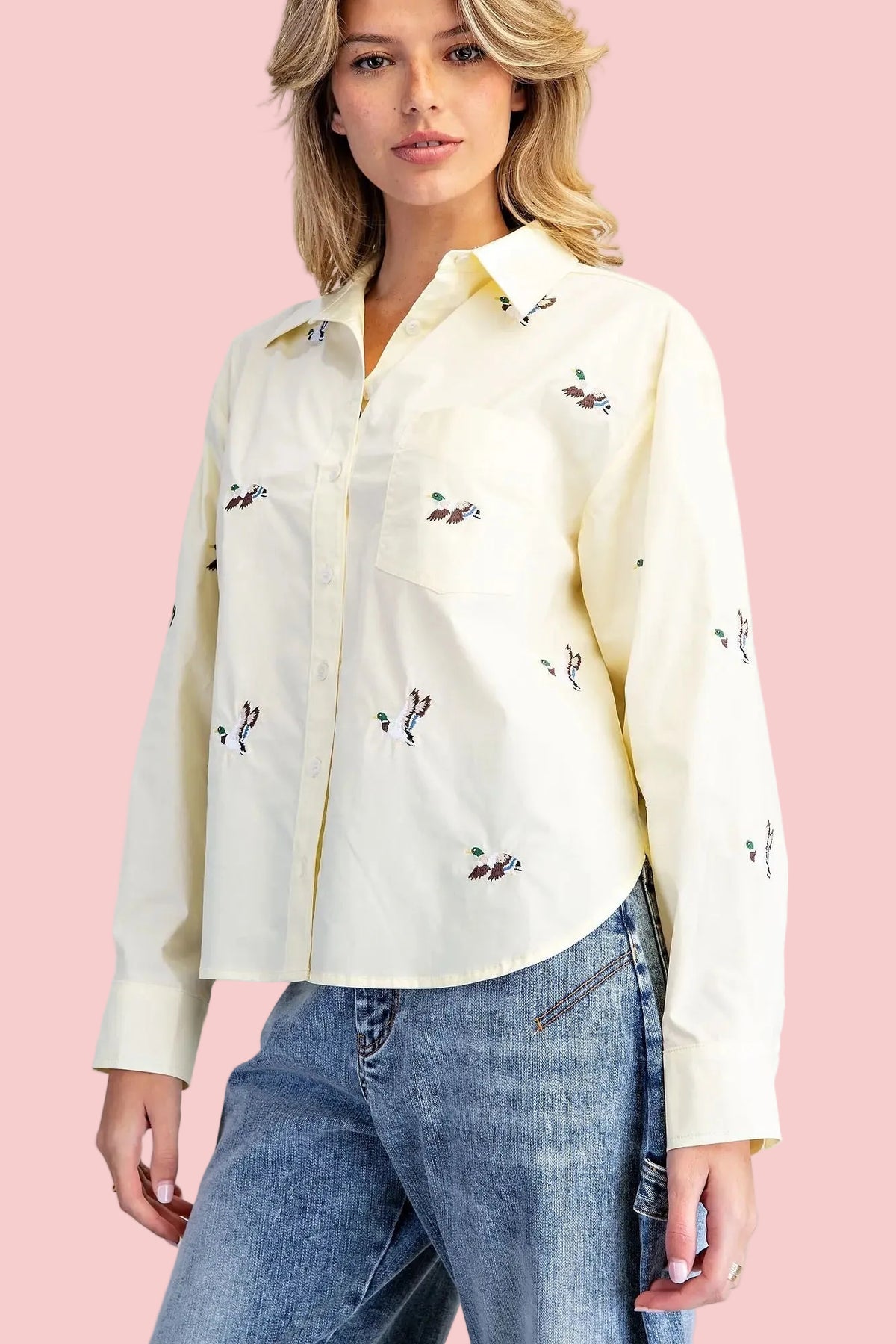 Duck Embroidered Shirt