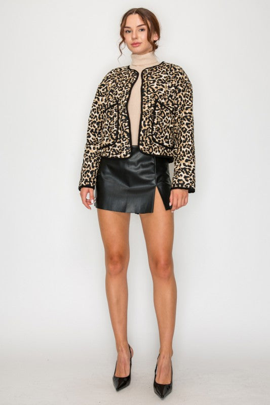 Animal Print Jacket