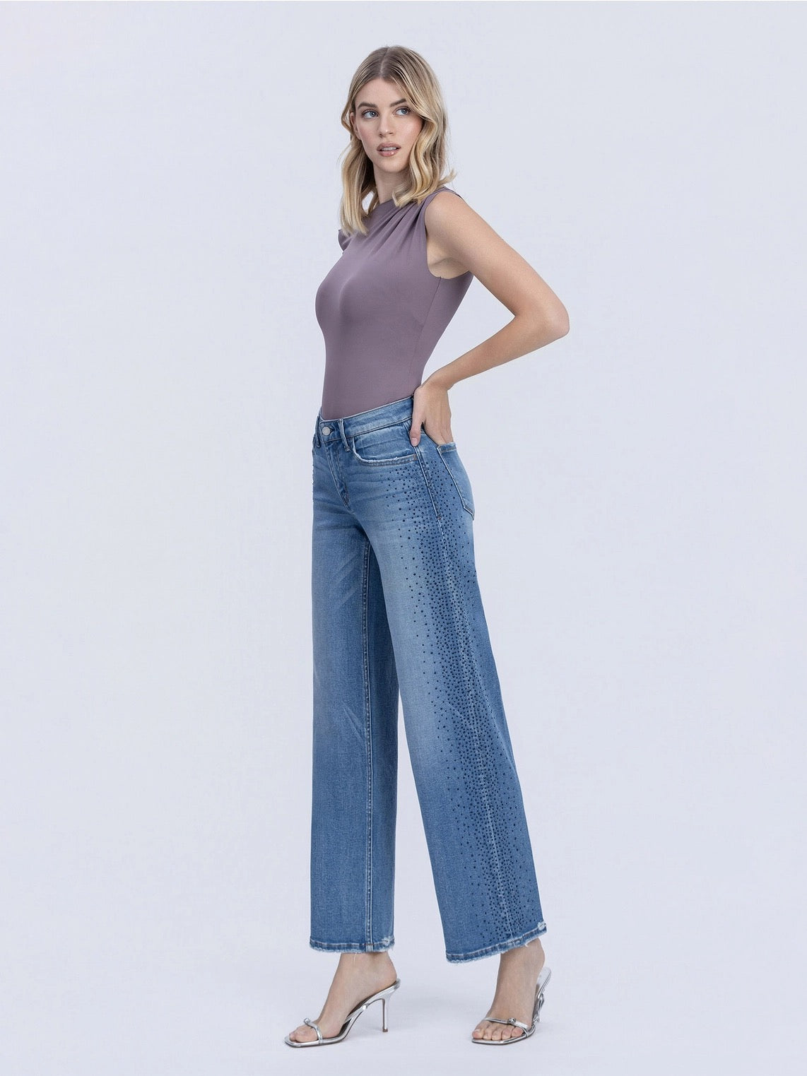 Debbie Rhinestones Jeans