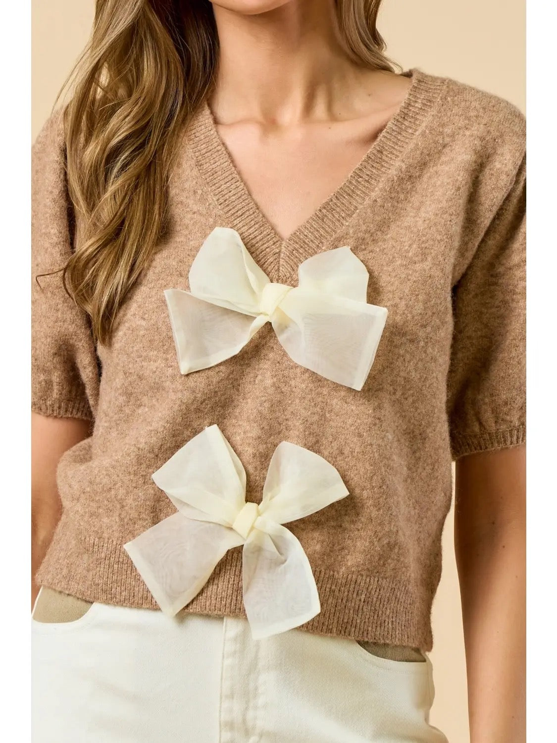 The Daisy Bow Sweater