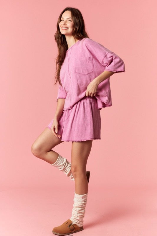 Pink Skort Set