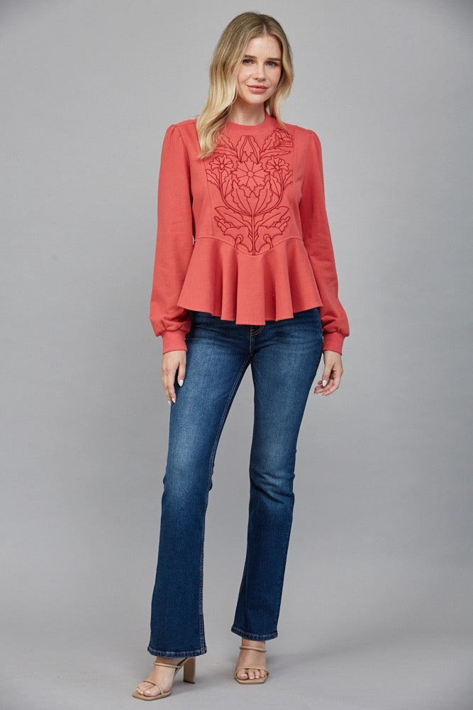 Embroidered Sweatshirt