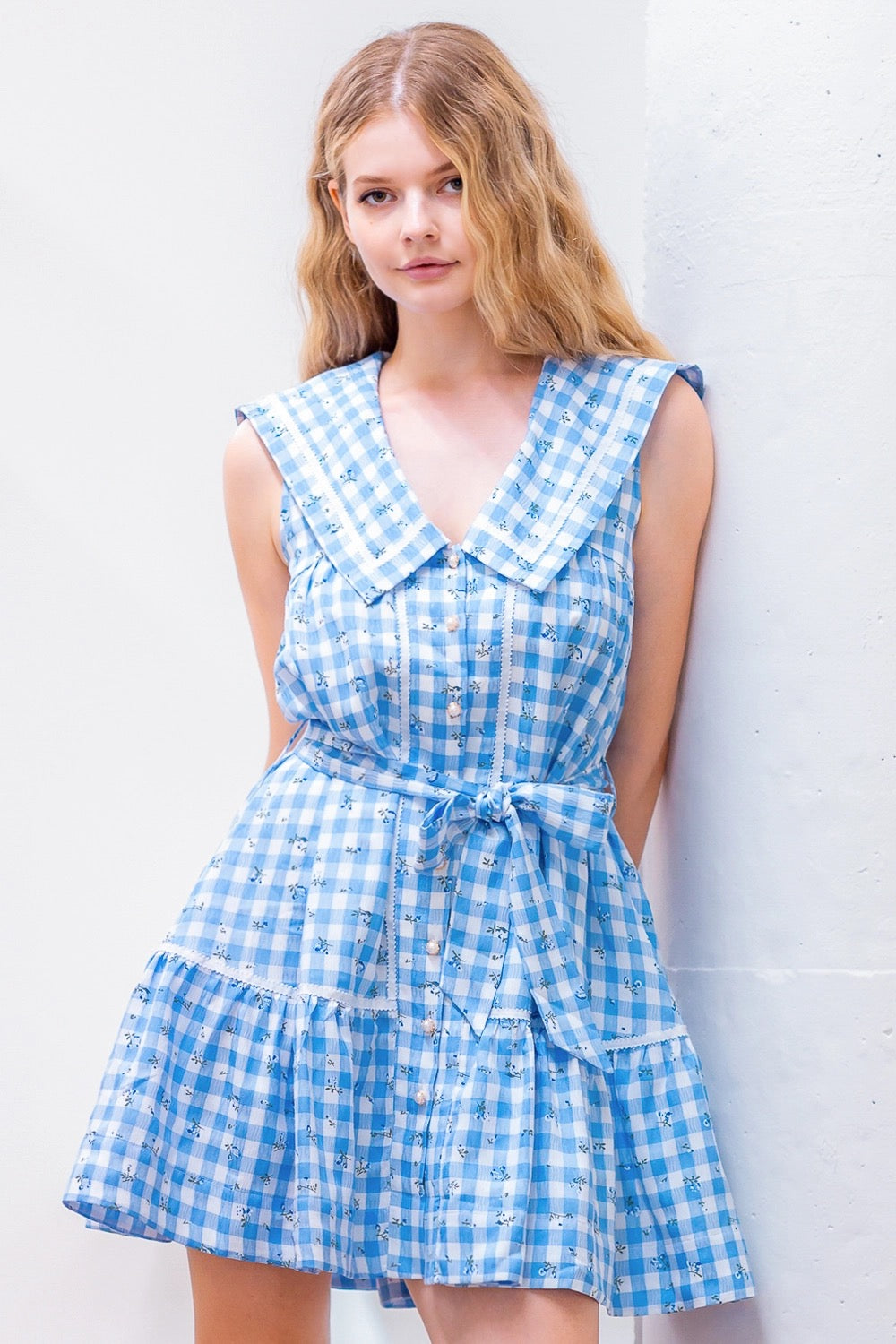 Gingham Mini Dress