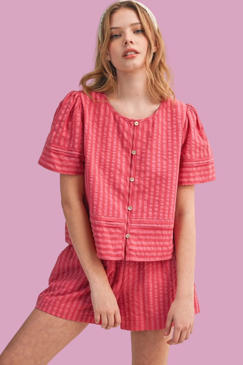 Raspberry Short Set