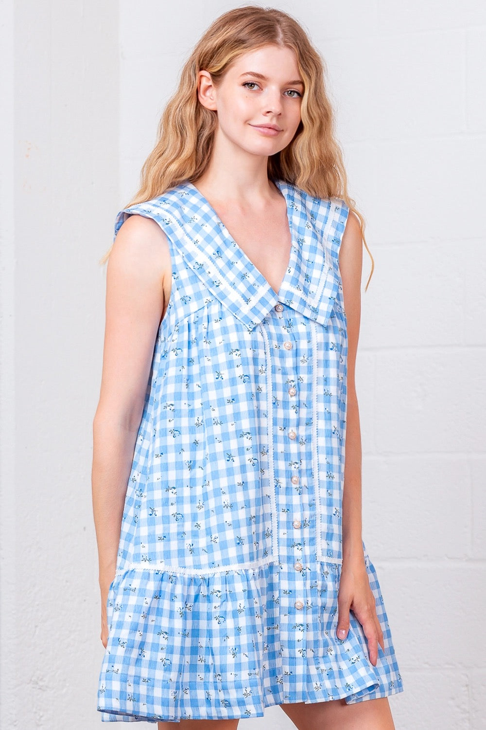 Gingham Mini Dress
