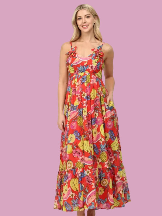 Fruit Lover Maxi Dress